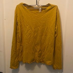 Bees and bones long sleeve hemp shirt